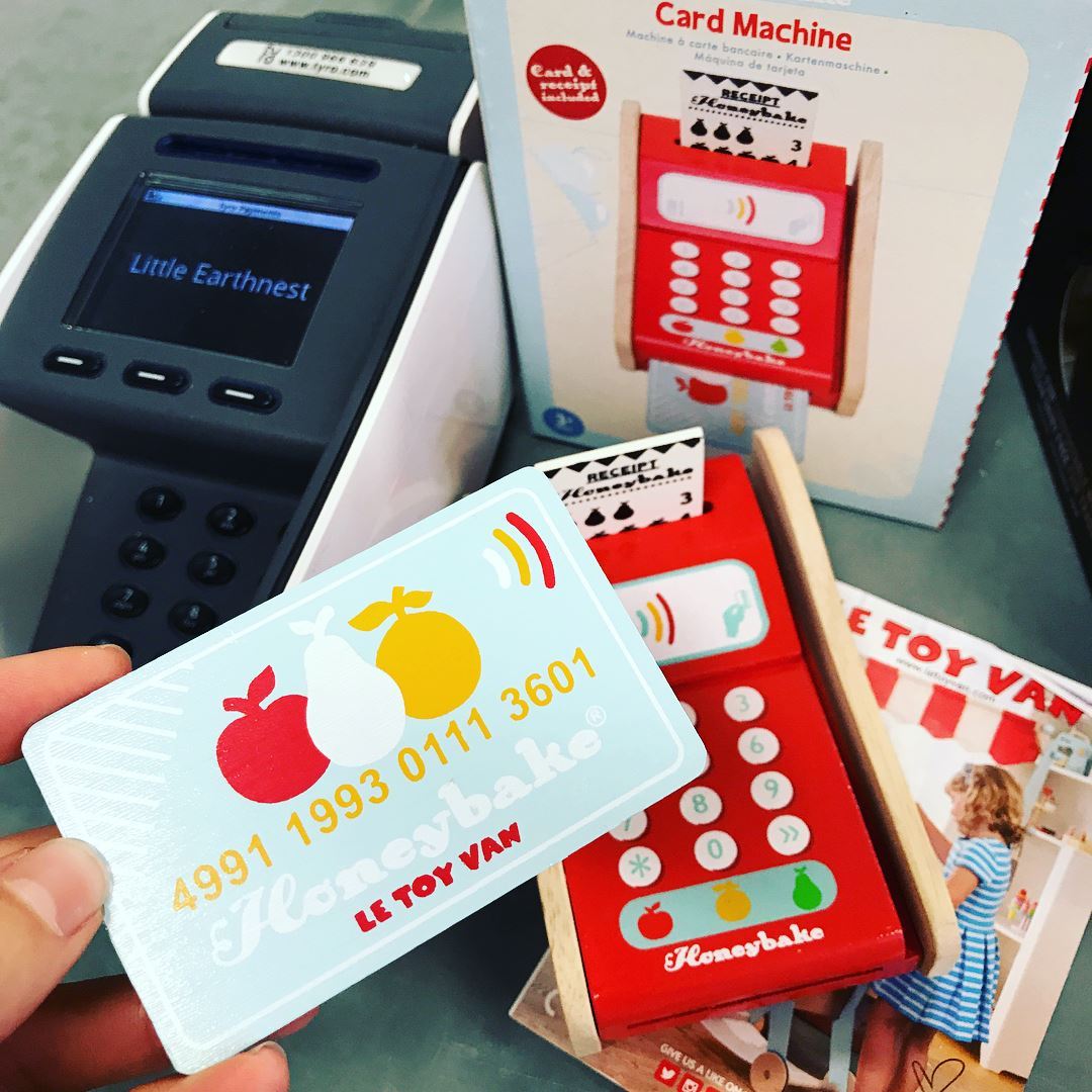 Le Toy Van Card Machine Le Toy Van Toys at Little Earth Nest Eco Shop Geelong Online Store Australia