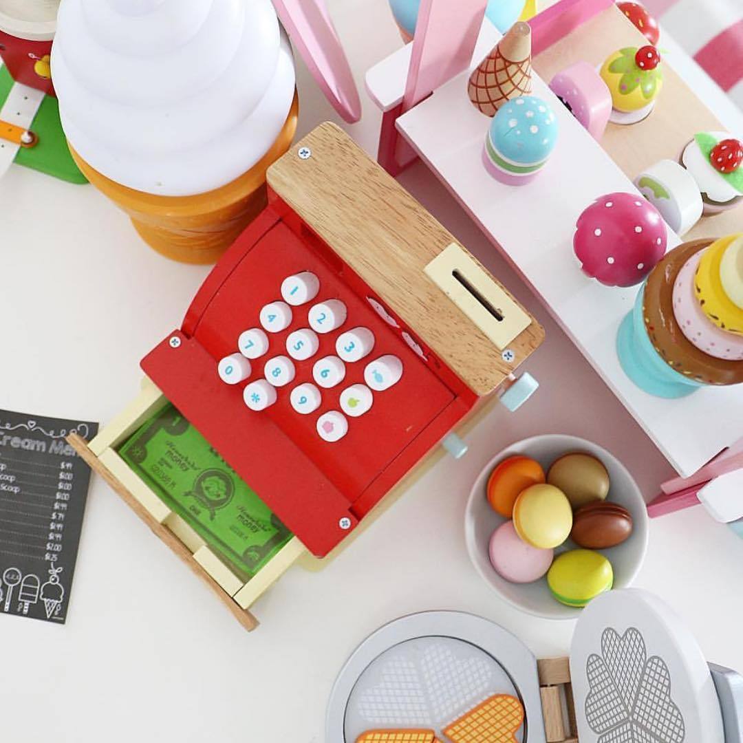 Le Toy Van Cash Register Le Toy Van Pretend Play at Little Earth Nest Eco Shop Geelong Online Store Australia
