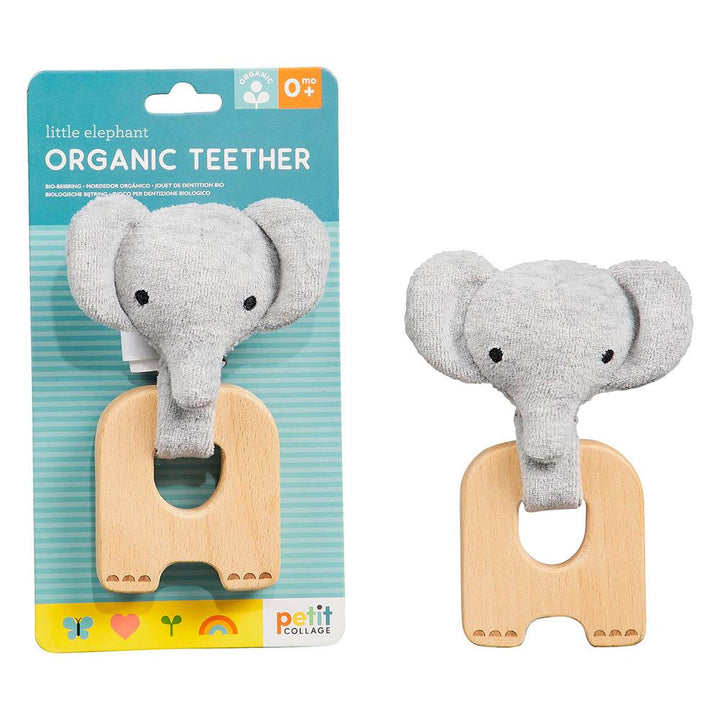 Petit Collage Organic Cotton Teether Petit Collage Baby Gifts at Little Earth Nest Eco Shop