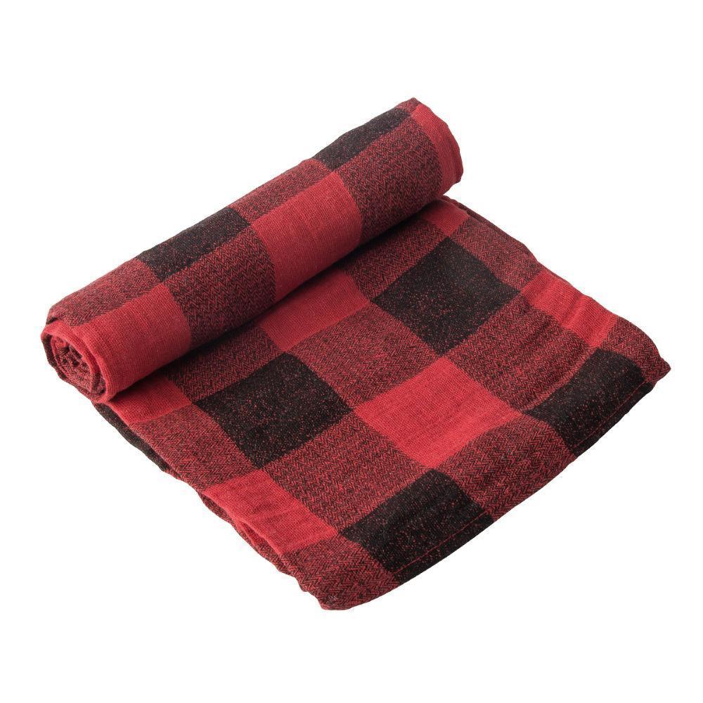 Buffalo plaid swaddle shop