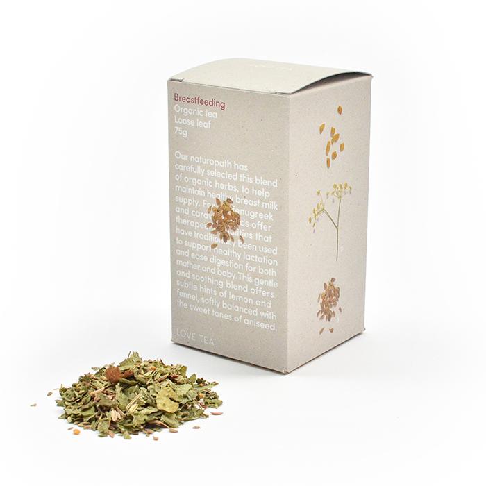 Love Chai Breastfeeding Blend Loose Leaf Tea Box 75g Love Chai Tea and Infusions at Little Earth Nest Eco Shop Geelong Online Store Australia