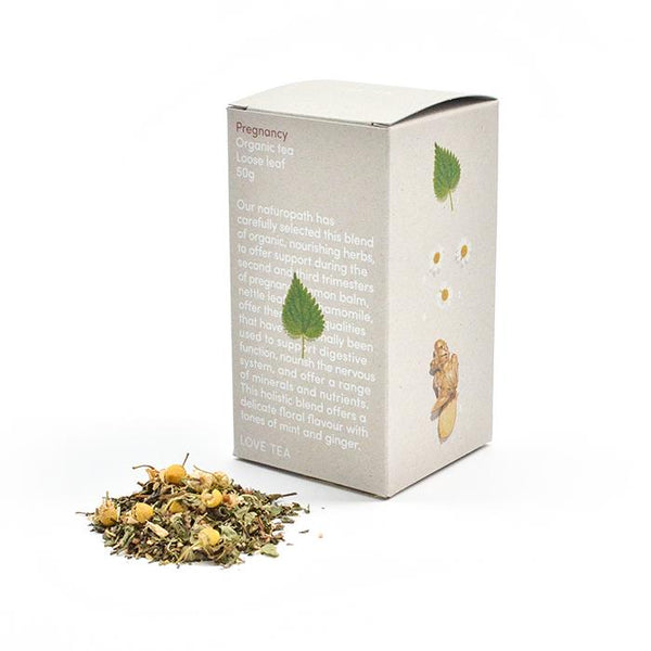 Love Chai Pregnancy Blend Loose Leaf Tea Box 50g Love Chai Tea and Infusions at Little Earth Nest Eco Shop Geelong Online Store Australia