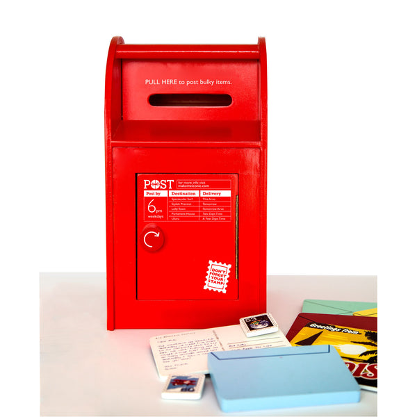 Make Me Iconic Post Box Make Me Iconic Pretend Play at Little Earth Nest Eco Shop