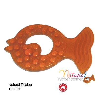 Make U Well Natural Rubber Teether Toy Pack of 2 Make U Well Dummies and Teethers at Little Earth Nest Eco Shop