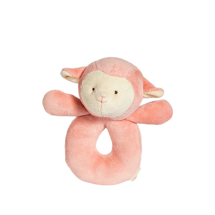 Miyim Ring Rattle Miyim Rattles Lamb at Little Earth Nest Eco Shop