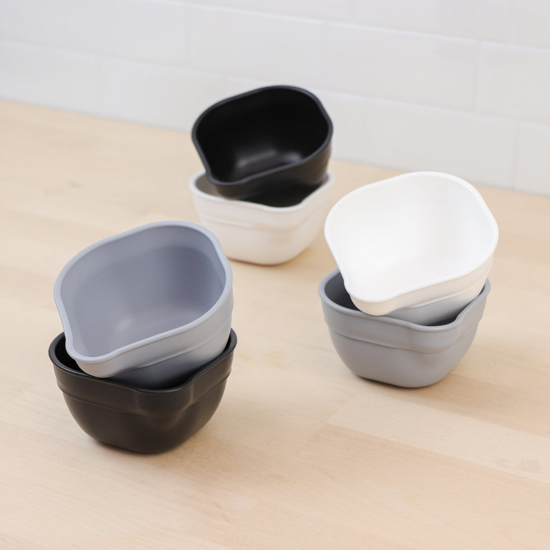 Replay 6 Piece Sets Monochrome Replay Dinnerware Dip and Pour Bowls at Little Earth Nest Eco Shop Geelong Online Store Australia
