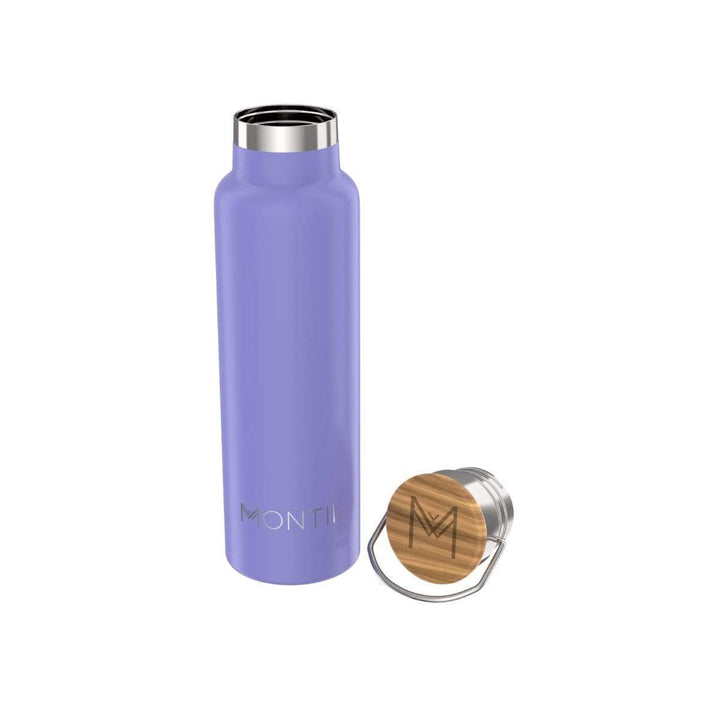 Montii Co Insulated Bottle 600ml Montii Water Bottles Violet at Little Earth Nest Eco Shop