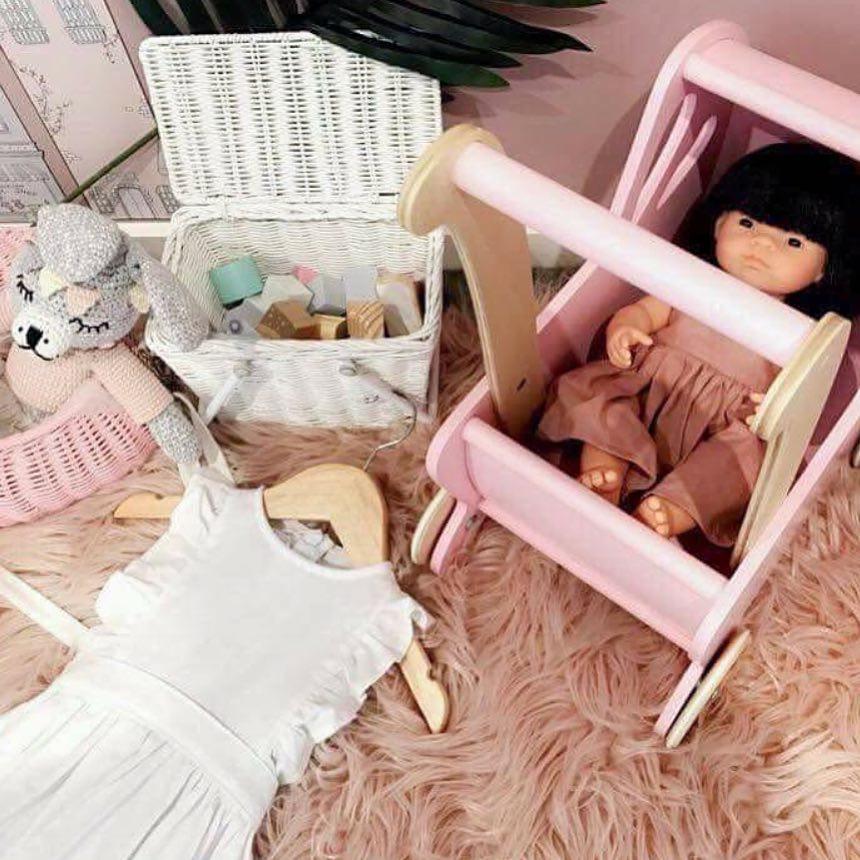 Moover Essentials Dolls Pram Moover Toys Dolls, Playsets & Toy Figures at Little Earth Nest Eco Shop Moover Line Dolls Pram Essentials Geelong Online Store Australia