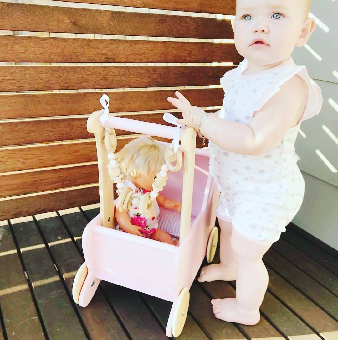 Moover Essentials Dolls Pram Moover Toys Dolls, Playsets & Toy Figures at Little Earth Nest Eco Shop Moover Line Dolls Pram Essentials Geelong Online Store Australia