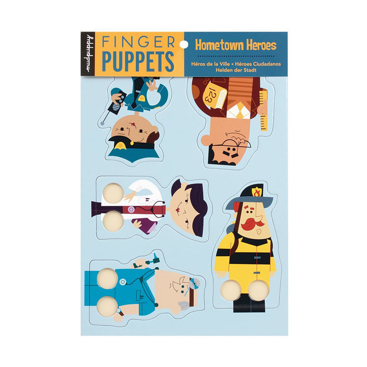 Mudpuppy Finger Puppets Mudpuppy Finger Puppet Hometown Heroes at Little Earth Nest Eco Shop