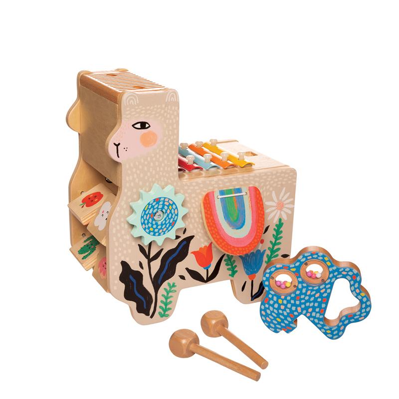 Musical Lili Llama Manhattan Toy Musical Toys at Little Earth Nest Eco Shop Geelong Online Store Australia