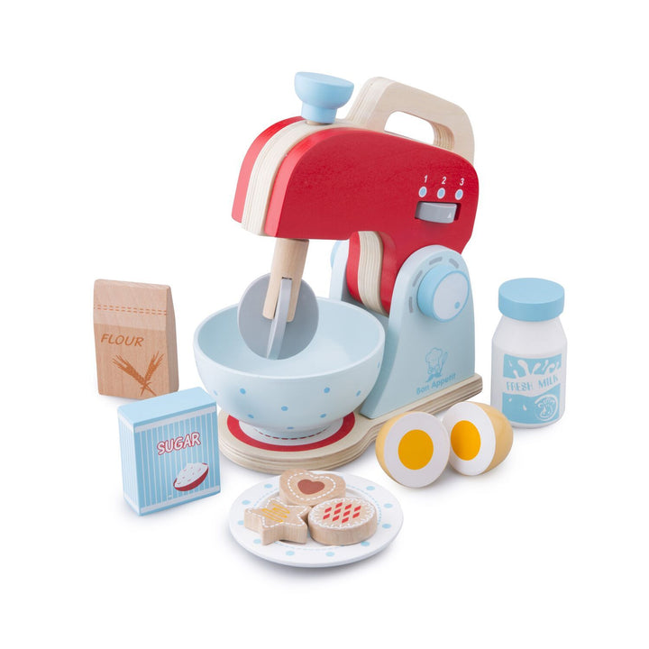New Classic Toys Mixer Set New Classic Toys Pretend Play Blue at Little Earth Nest Eco Shop
