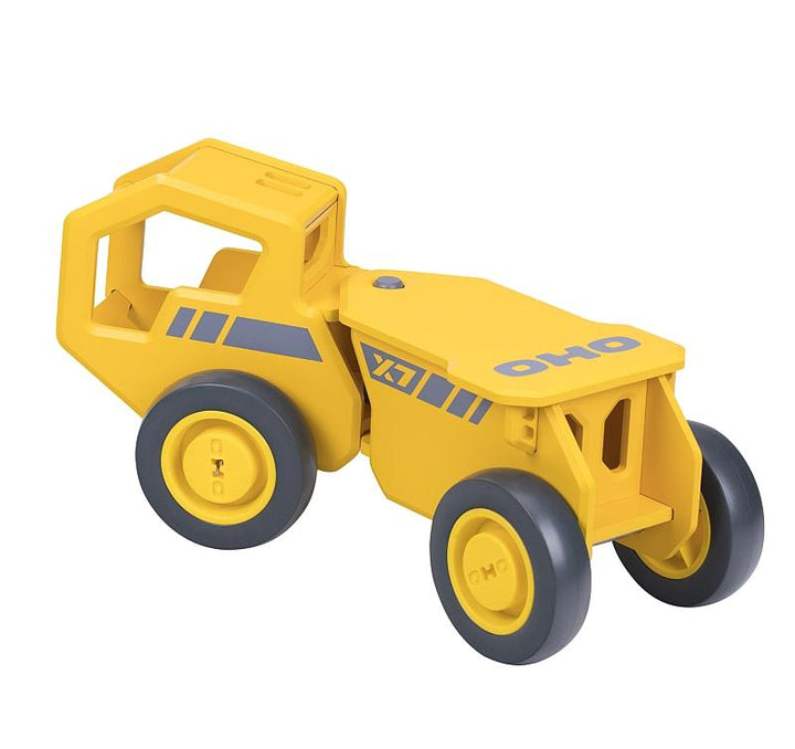 OHO Yellow Construction Ride On Toy Moover Toys Toy Cars at Little Earth Nest Eco Shop