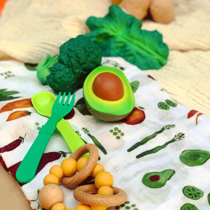 Arnold the Avocado Teether by Oli and Carol Oli and Carol Dummies and Teethers at Little Earth Nest Eco Shop