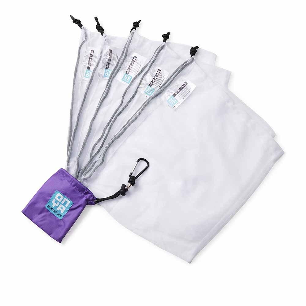 Onya Weigh Produce Bags Onya Food Storage Containers 5 Pack at Little Earth Nest Eco Shop Onya Weigh Reusable Produce Bags Geelong Online Store Australia