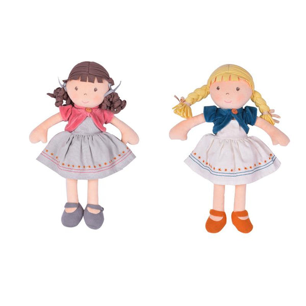 Organic Cotton Doll Bonikka General at Little Earth Nest Eco Shop Geelong Online Store Australia
