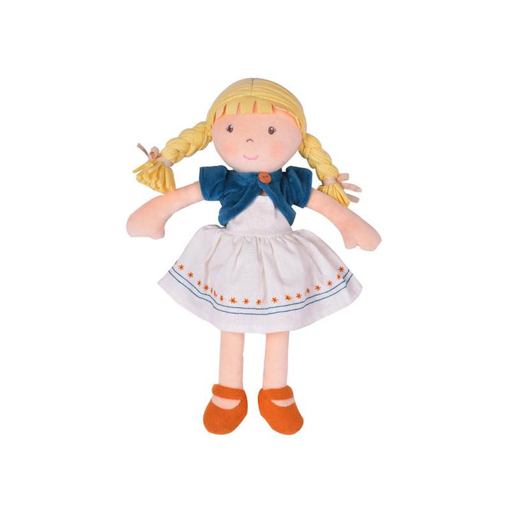 Organic Cotton Doll Bonikka General Lily - Blonde at Little Earth Nest Eco Shop