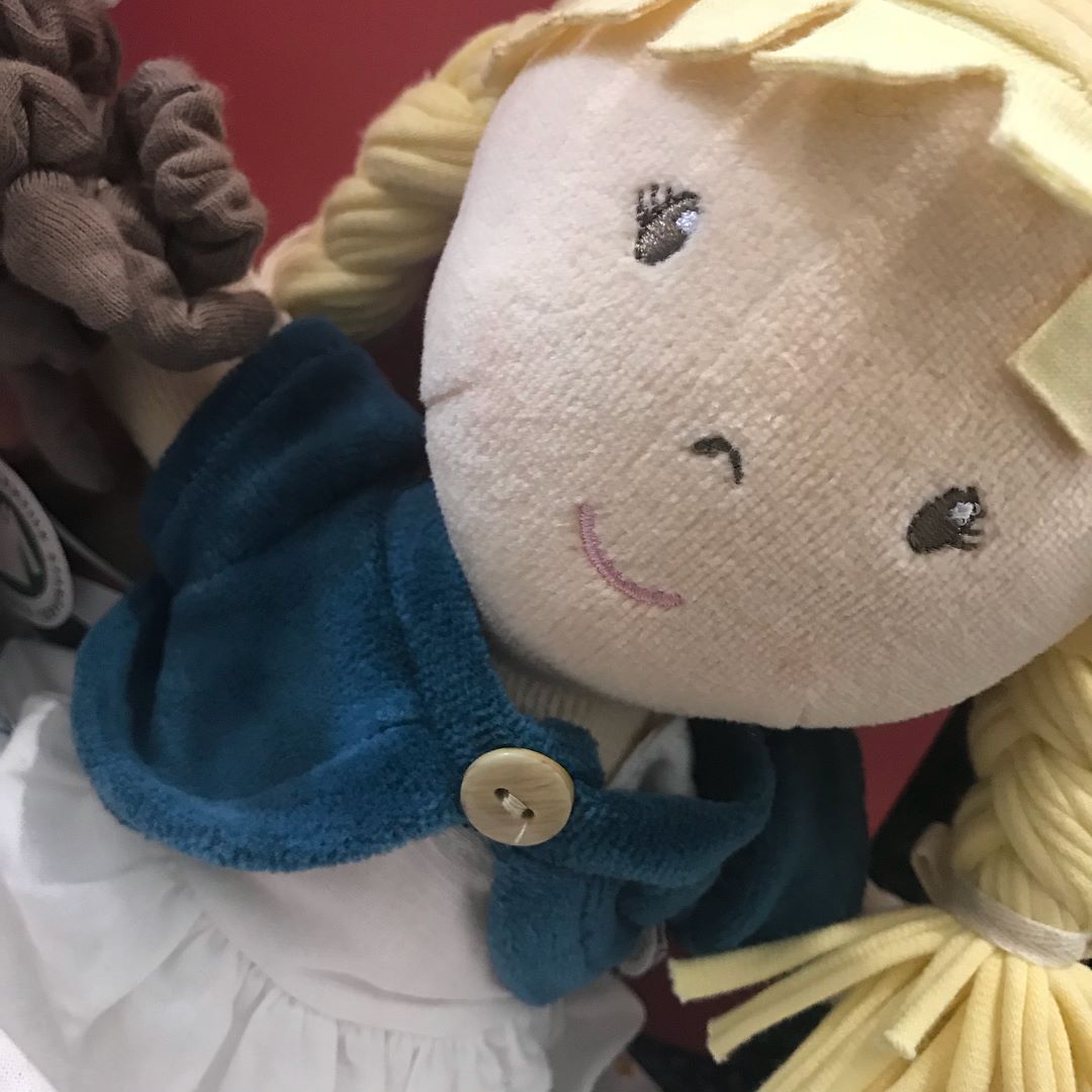 Organic Cotton Doll Bonikka General at Little Earth Nest Eco Shop Geelong Online Store Australia