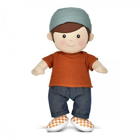 Apple Park Organic Toddler Doll Apple Park Organic Dolls, Playsets & Toy Figures Levi at Little Earth Nest Eco Shop Geelong Online Store Australia
