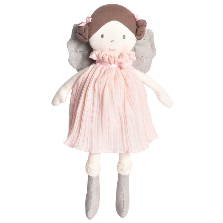 Organic Cotton Fairy Doll Tikiri Soft Toys Angelina at Little Earth Nest Eco Shop