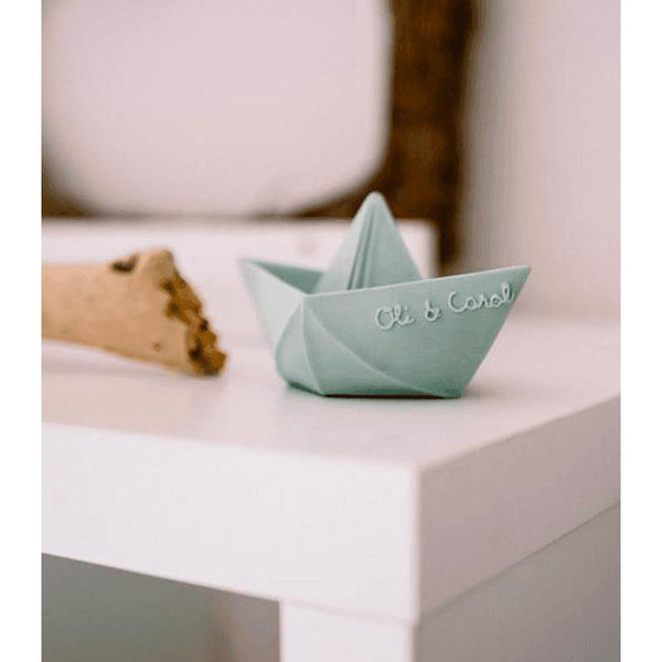 Origami Boat by Oli and Carol Oli and Carol Dummies and Teethers at Little Earth Nest Eco Shop