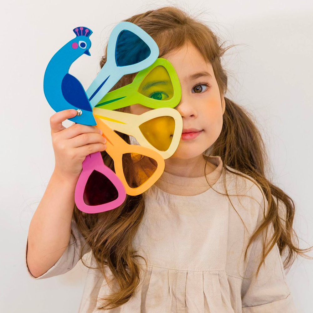 Peacock Colour Viewer by Tenderleaf Toys – Little Earth Nest