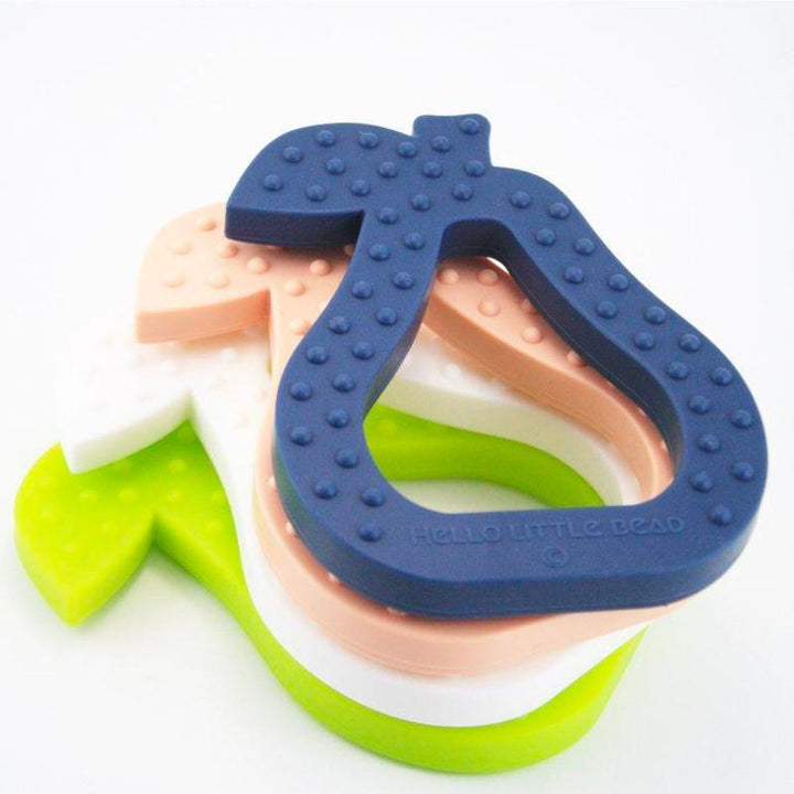 Pear Teether Little Giggles General at Little Earth Nest Eco Shop