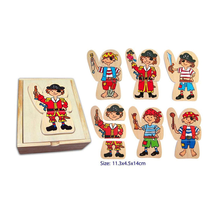 Fun Factory Pirate Puzzle Fun Factory Puzzles at Little Earth Nest Eco Shop