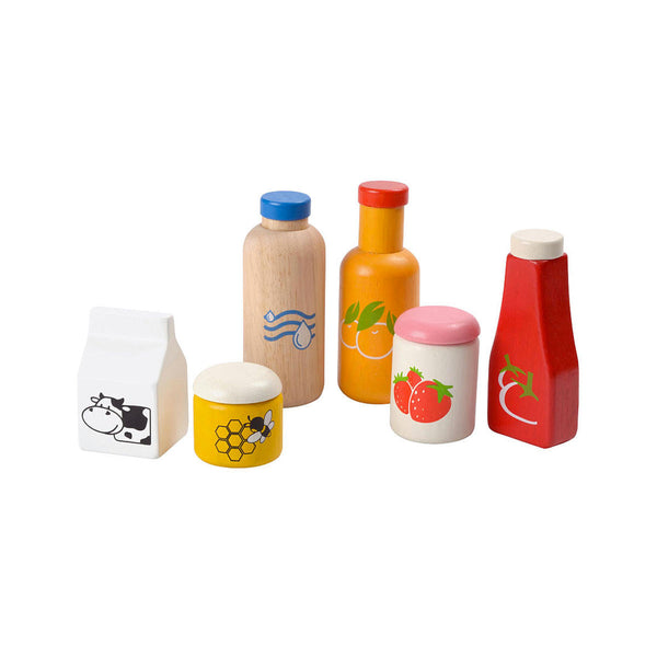 Plan Toys Food and Beverage Set PlanToys Toy Kitchens & Play Food at Little Earth Nest Eco Shop