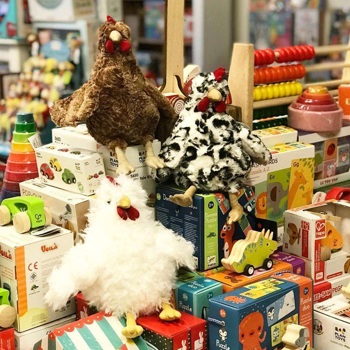 Chicken Plush Toy Manhattan Toy Soft Toys at Little Earth Nest Eco Shop