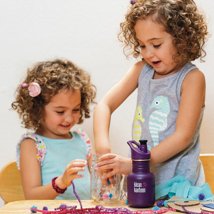 Klean Kanteen Kid Kanteen 355ml 12oz Stainless Steel Bottle Klean Kanteen Sippy Cups at Little Earth Nest Eco Shop Geelong Online Store Australia
