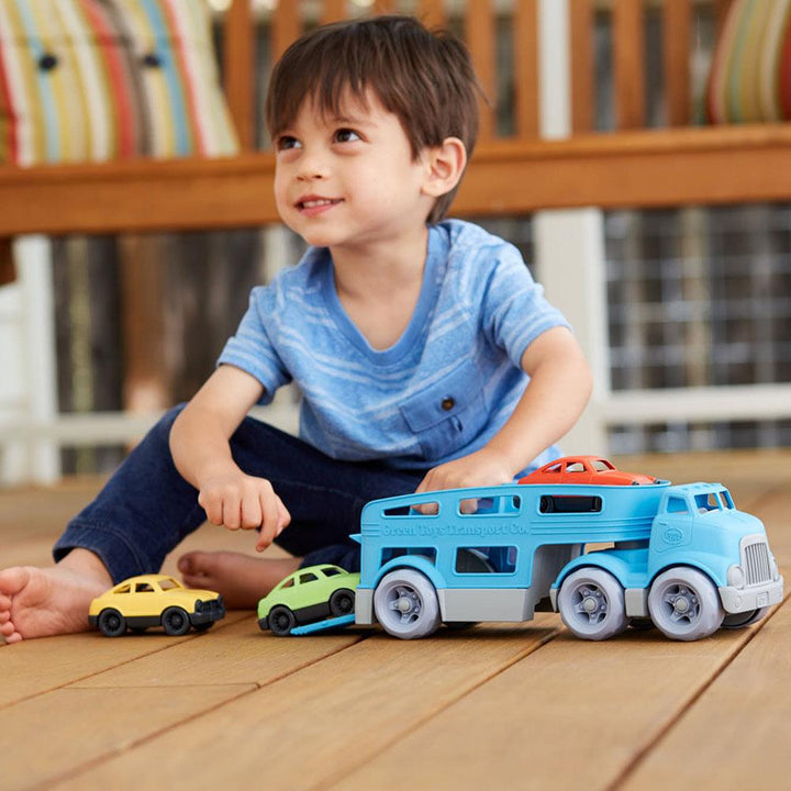Green Toys Car Carrier Green Toys Toy Cars at Little Earth Nest Eco Shop