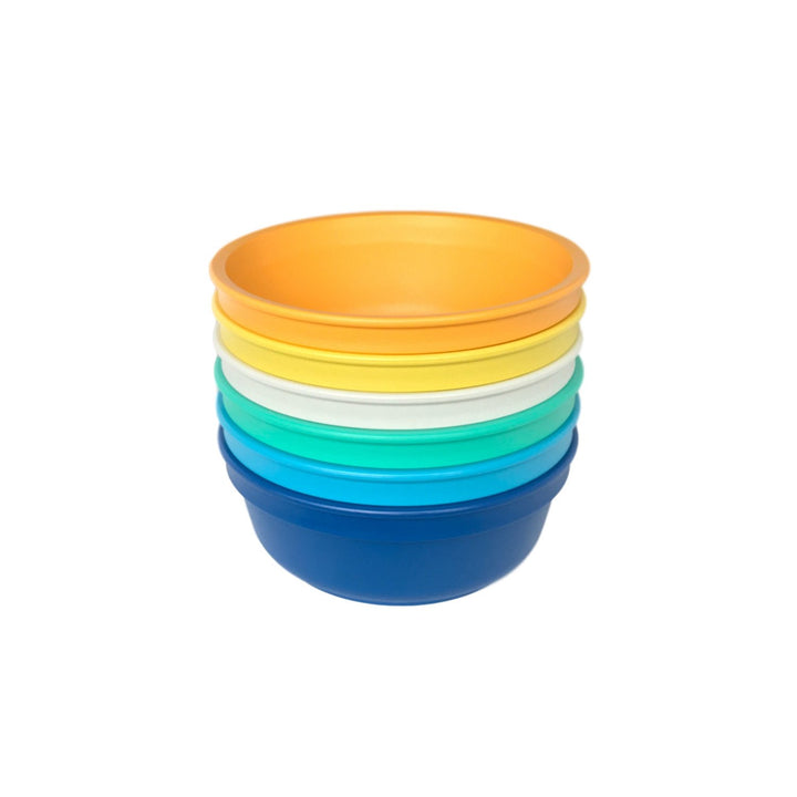 Replay 6 Piece Sets in Beach Replay Dinnerware Bowl at Little Earth Nest Eco Shop