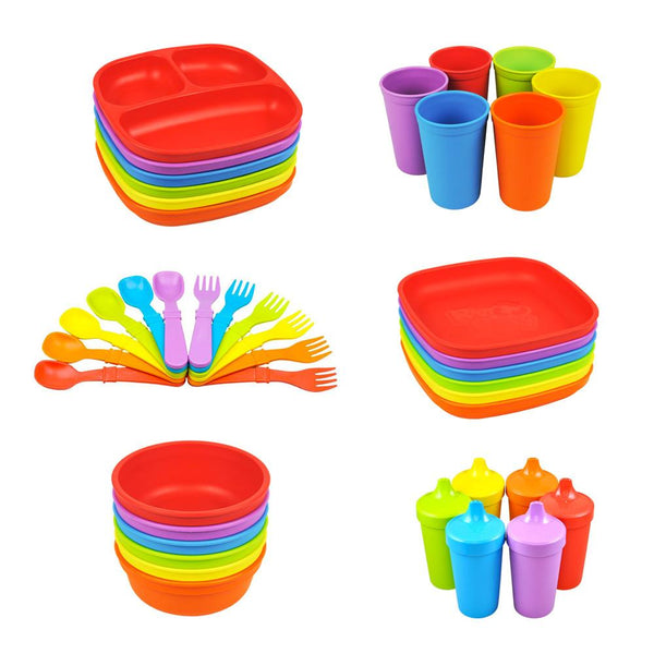 Replay 6 Piece Sets Colour Wheel Replay Dinnerware at Little Earth Nest Eco Shop Geelong Online Store Australia