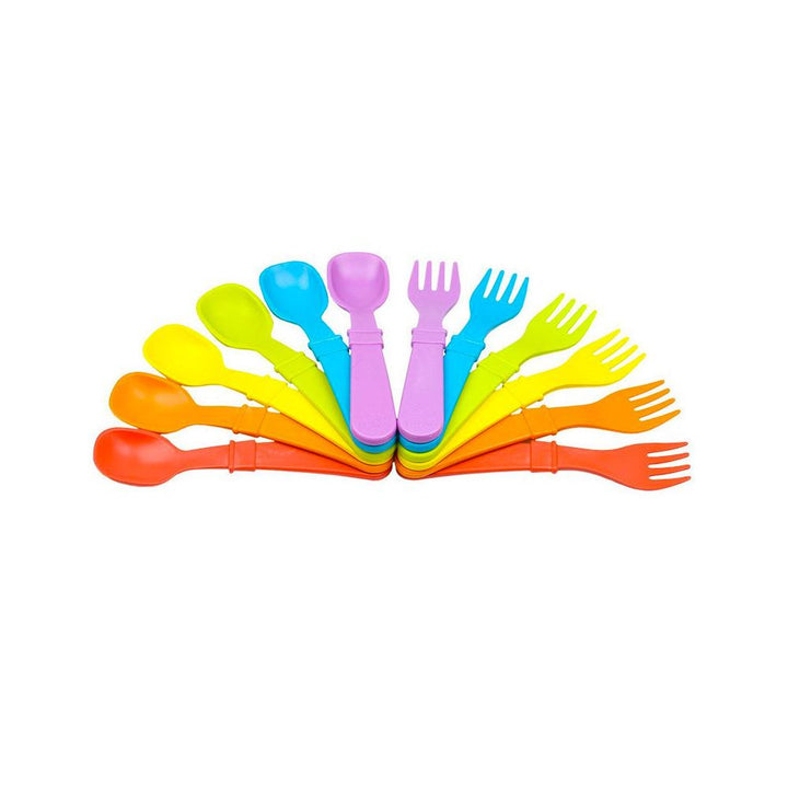 Replay 6 Piece Sets Colour Wheel Replay Dinnerware Utensils at Little Earth Nest Eco Shop