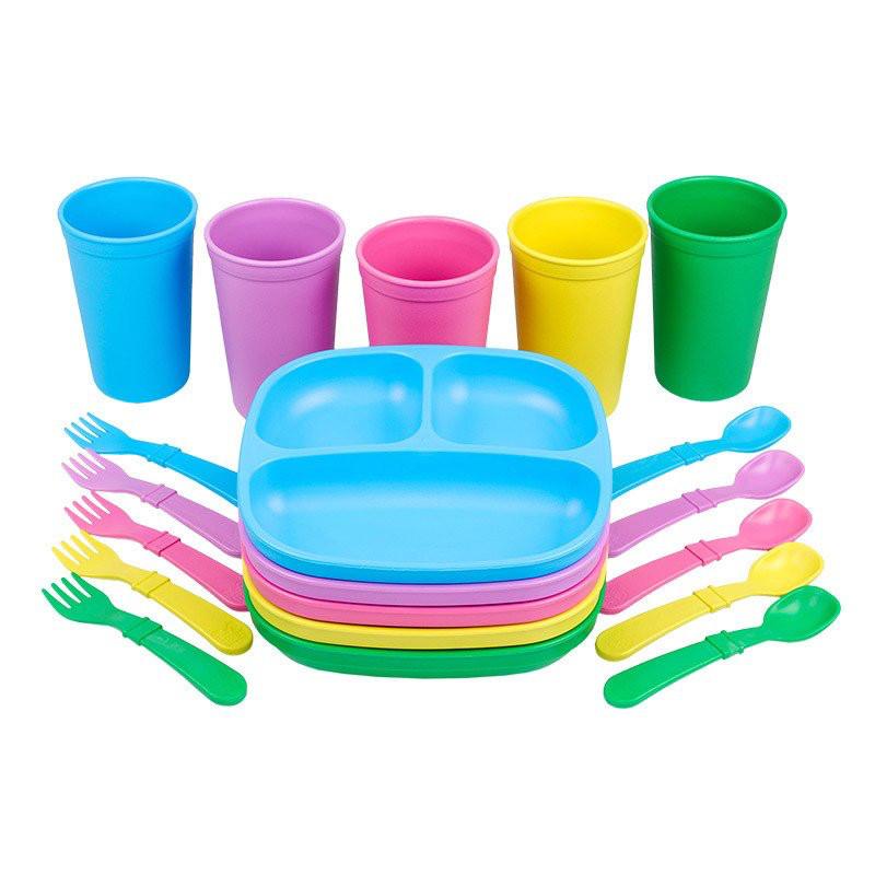 Replay Easter Set Replay Dinnerware Divided Plate / Tumbler at Little Earth Nest Eco Shop Geelong Online Store Australia