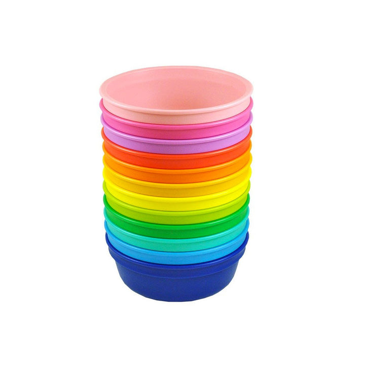 Replay 12 Piece Sets Rainbow Replay Dinnerware Bowl at Little Earth Nest Eco Shop