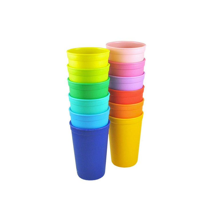Replay 12 Piece Sets Rainbow Replay Dinnerware Tumbler at Little Earth Nest Eco Shop