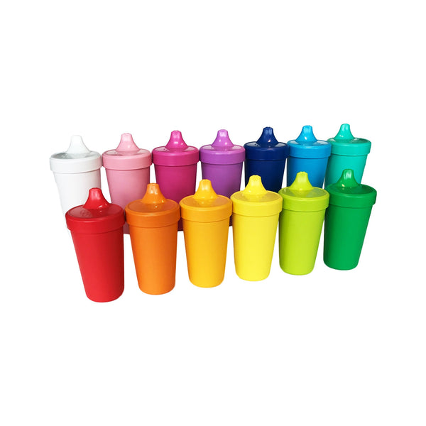 Re-Play No-Spill Sippy Cup Set  Family Tableware Made in the USA from  Recycled Plastic