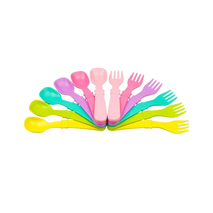 Replay 6 Piece Sets in Sorbet Replay Dinnerware Utensils at Little Earth Nest Eco Shop
