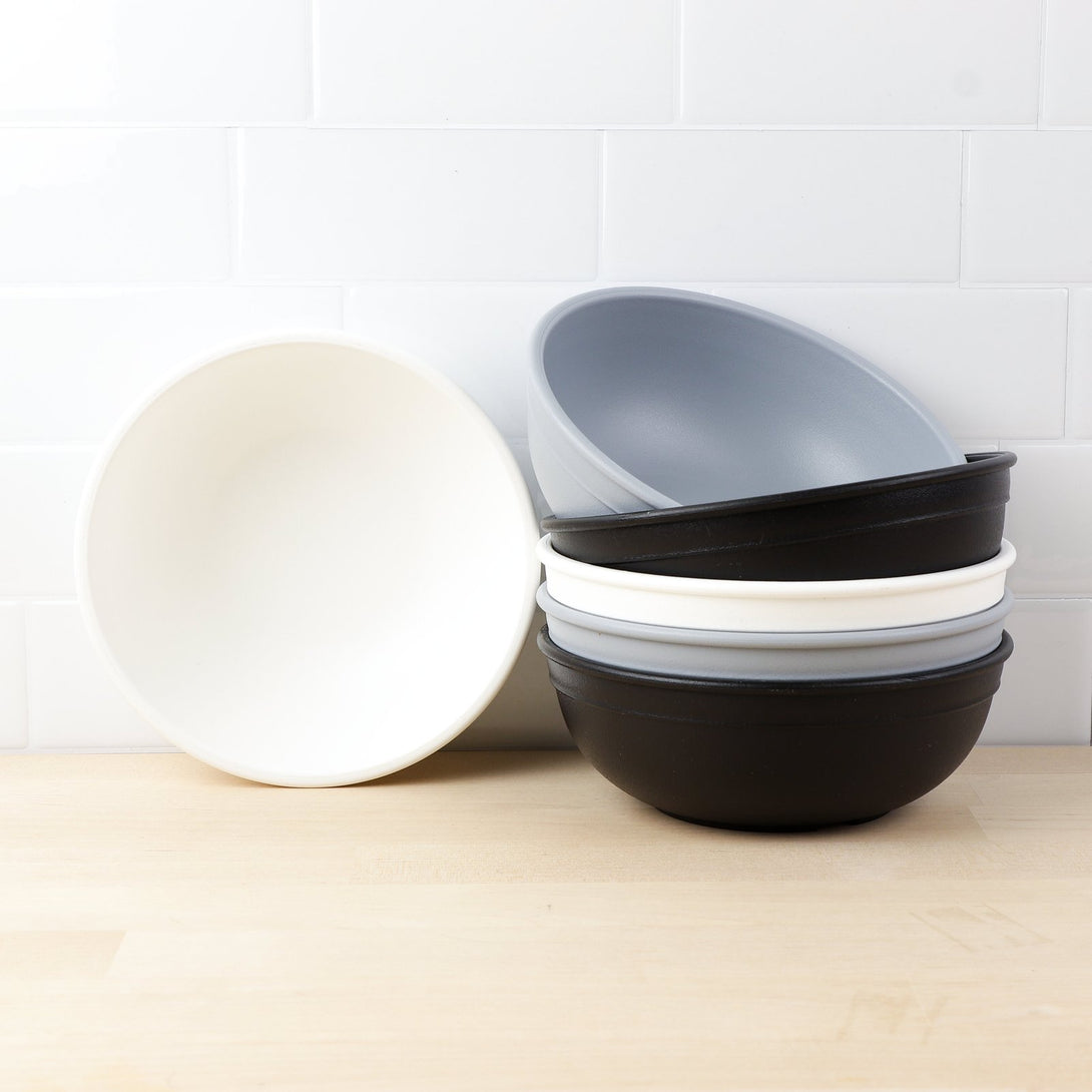 Replay 6 Piece Sets Monochrome Replay Dinnerware Large Bowls at Little Earth Nest Eco Shop Geelong Online Store Australia
