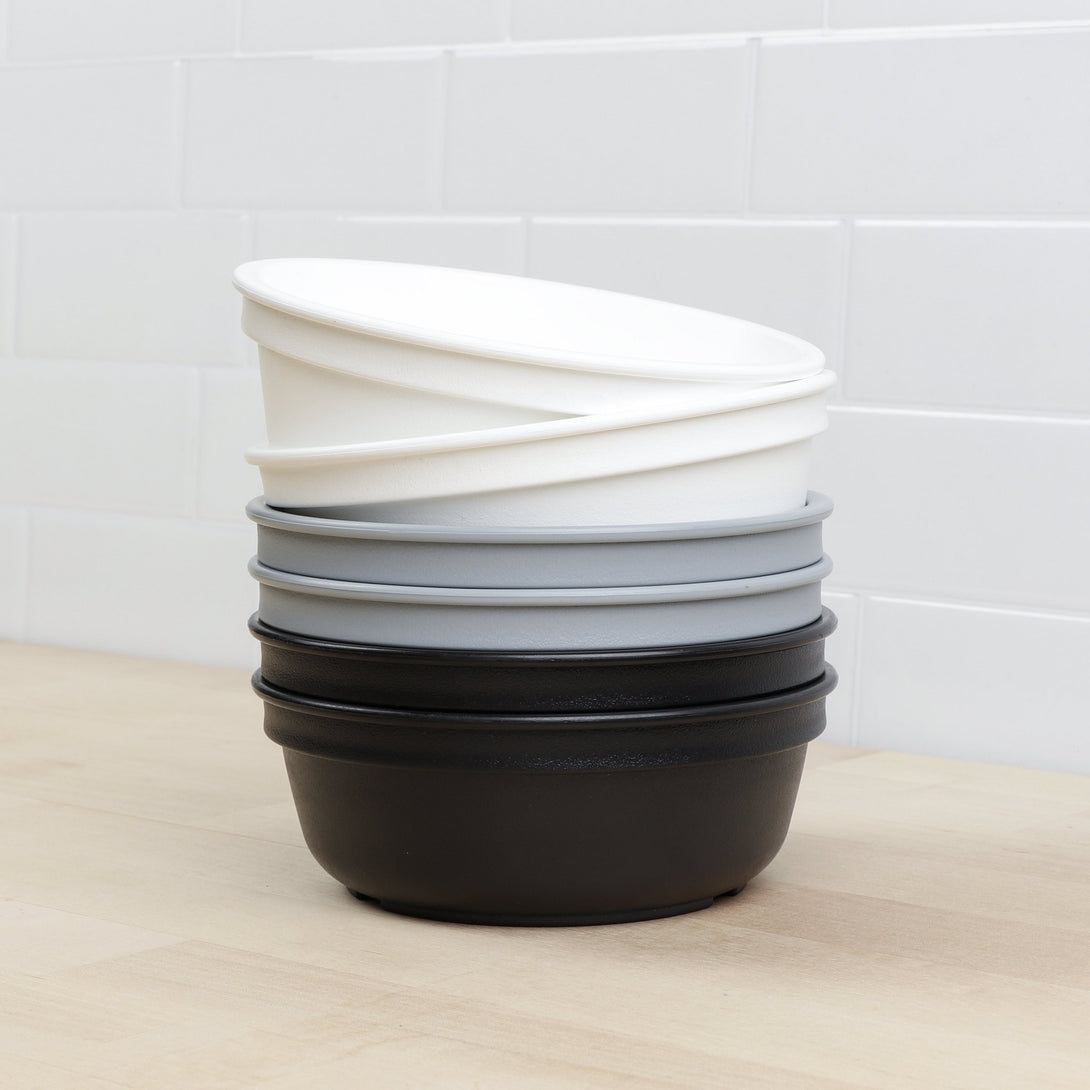 Replay 6 Piece Sets Monochrome Replay Dinnerware Bowls at Little Earth Nest Eco Shop Geelong Online Store Australia
