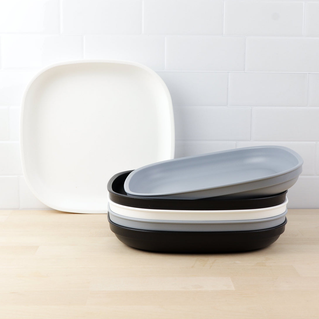 Replay 6 Piece Sets Monochrome Replay Dinnerware Large Plates at Little Earth Nest Eco Shop Geelong Online Store Australia