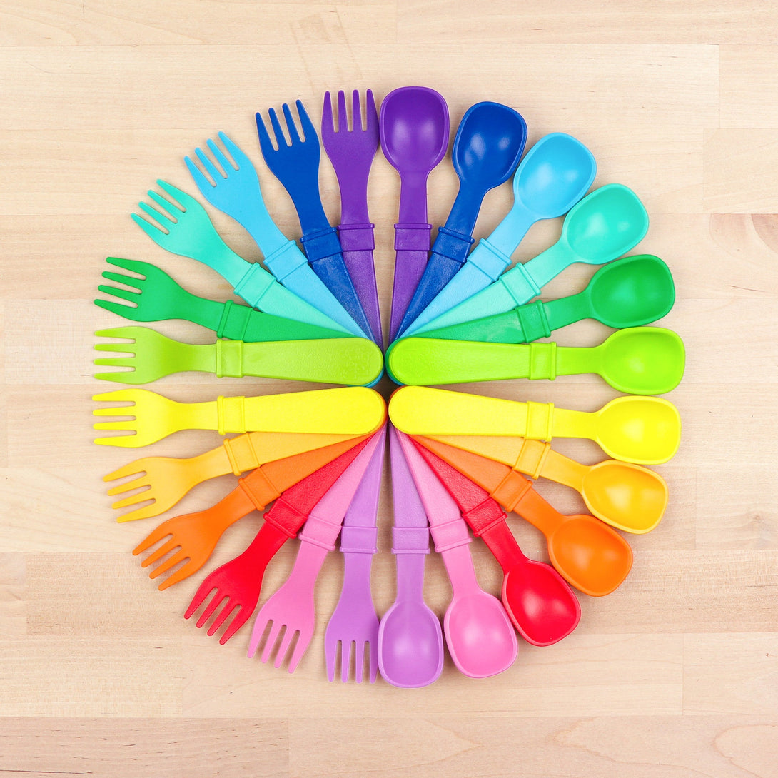Replay 12 Piece Sets Rainbow Replay Dinnerware at Little Earth Nest Eco Shop Geelong Online Store Australia