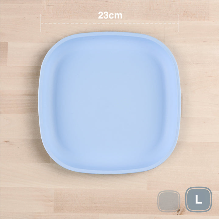 Large Replay Plate Replay Dinnerware Ice Blue at Little Earth Nest Eco Shop