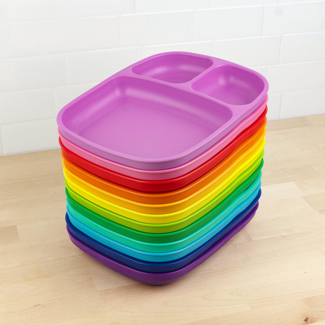 Replay 12 Piece Sets Rainbow Replay Dinnerware Large Divided Plate at Little Earth Nest Eco Shop Geelong Online Store Australia