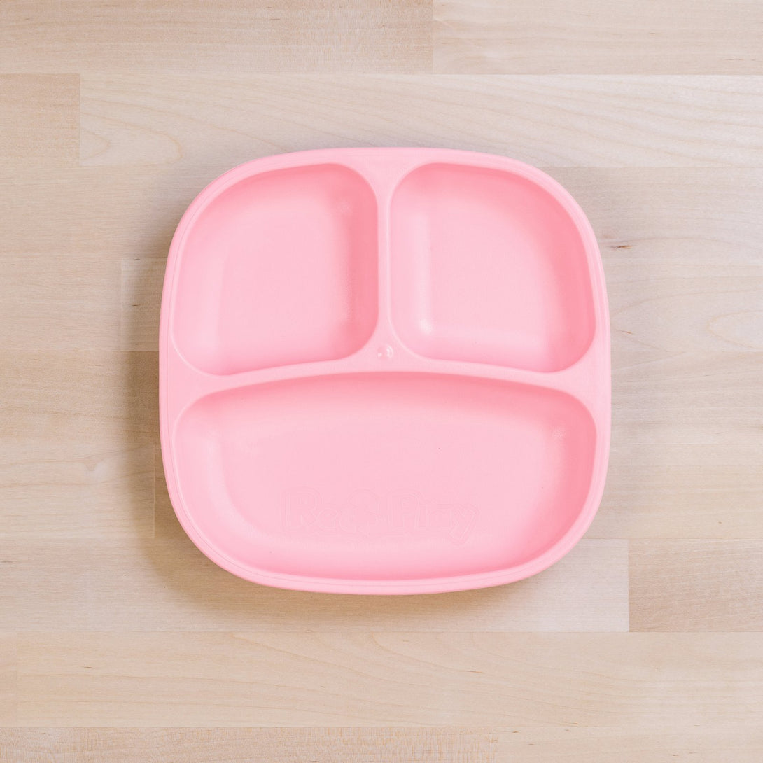 Replay Divided Plate Replay Dinnerware Ice Pink at Little Earth Nest Eco Shop Geelong Online Store Australia