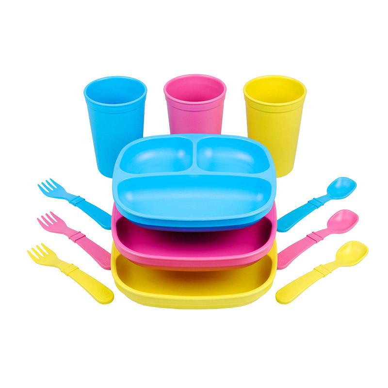 Replay Easter Mini Set Replay Dinnerware Divided Plate / Tumbler at Little Earth Nest Eco Shop Geelong Online Store Australia