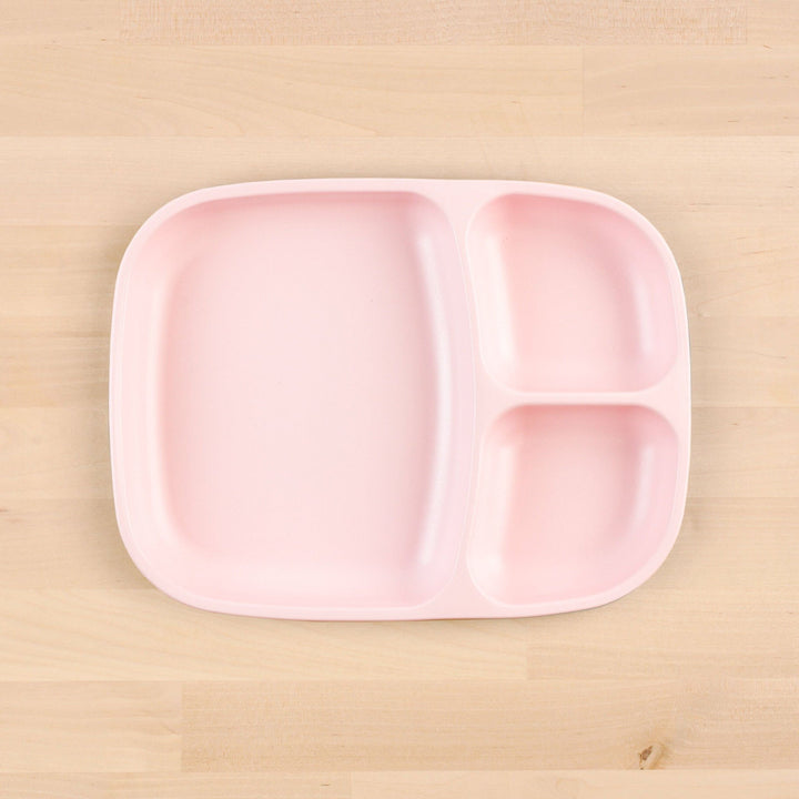 Large Replay Divided Plate Replay Dinnerware Ice Pink at Little Earth Nest Eco Shop