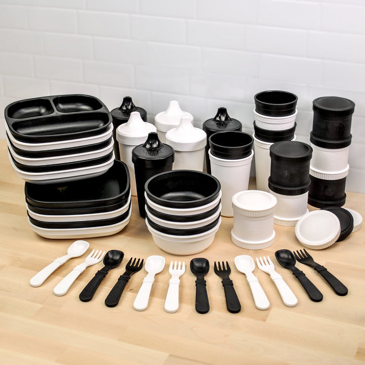 Replay Complete Monochrome Collection Replay Dinnerware at Little Earth Nest Eco Shop